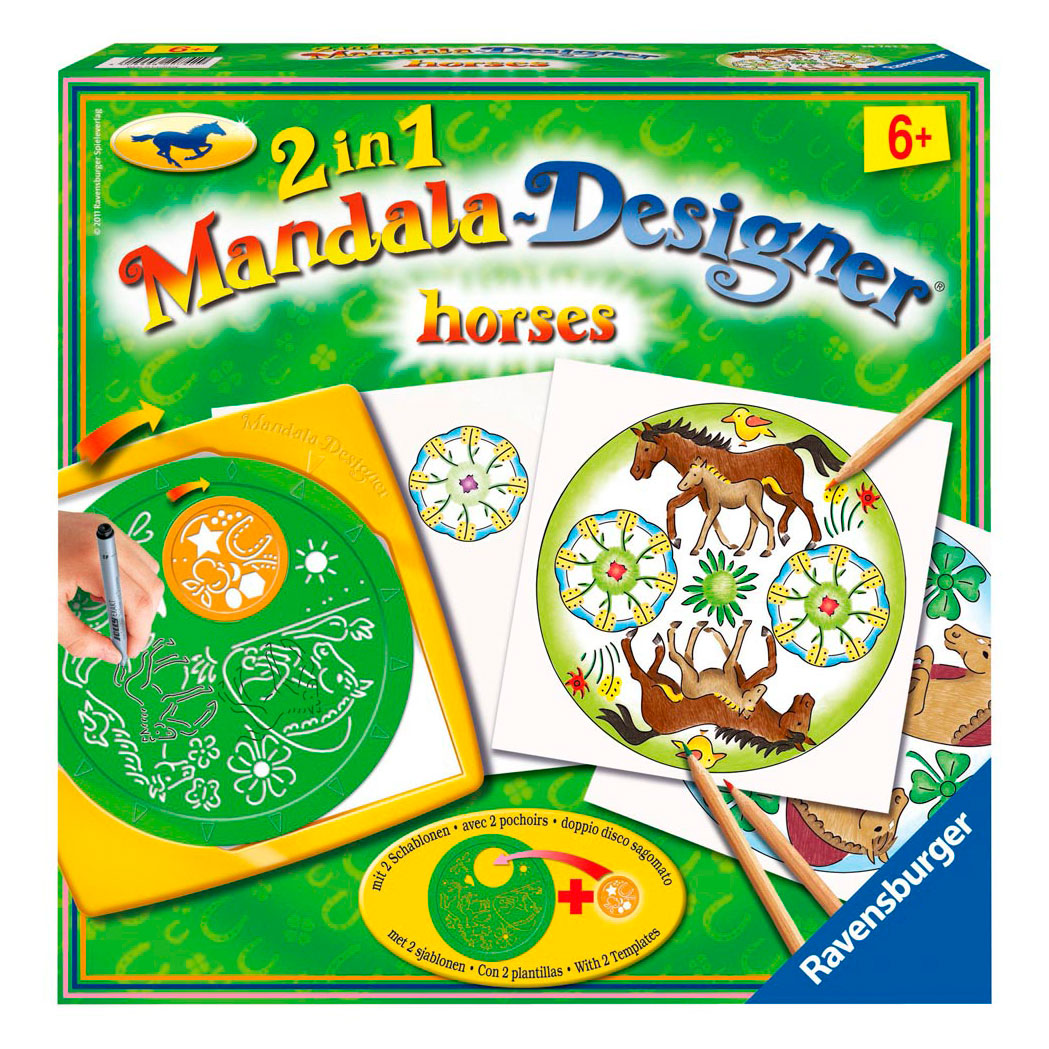 Mandala-Designer 2in1 - Horses