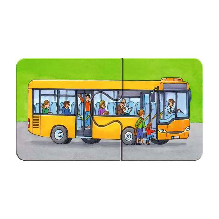 Ravensburger Special Voertuigen puzzel, 9x2st.