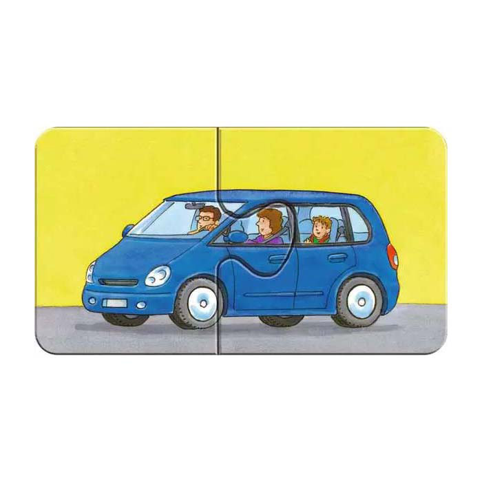 Ravensburger Special Voertuigen puzzel, 9x2st.