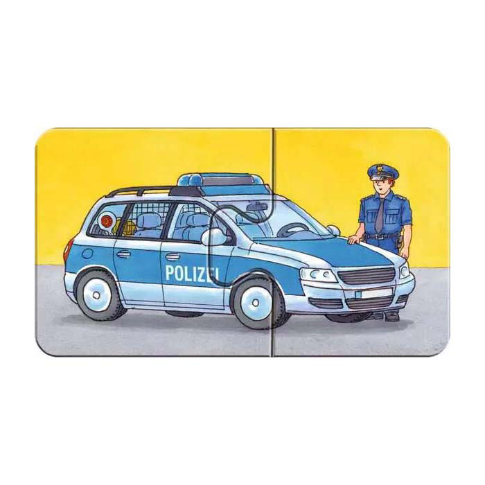 Ravensburger Special Voertuigen puzzel, 9x2st.