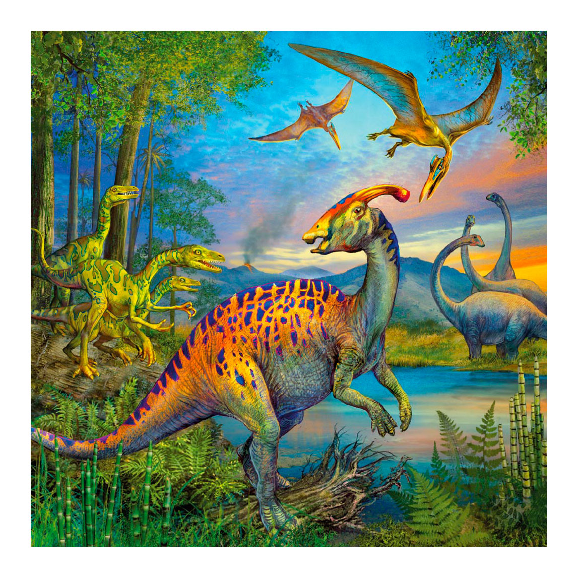 Dinosaures, 3x49pcs.