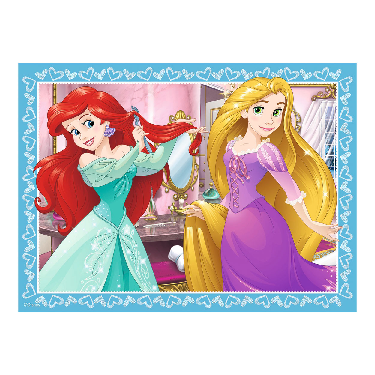 Disney Prinses -Puzzle, 4in1