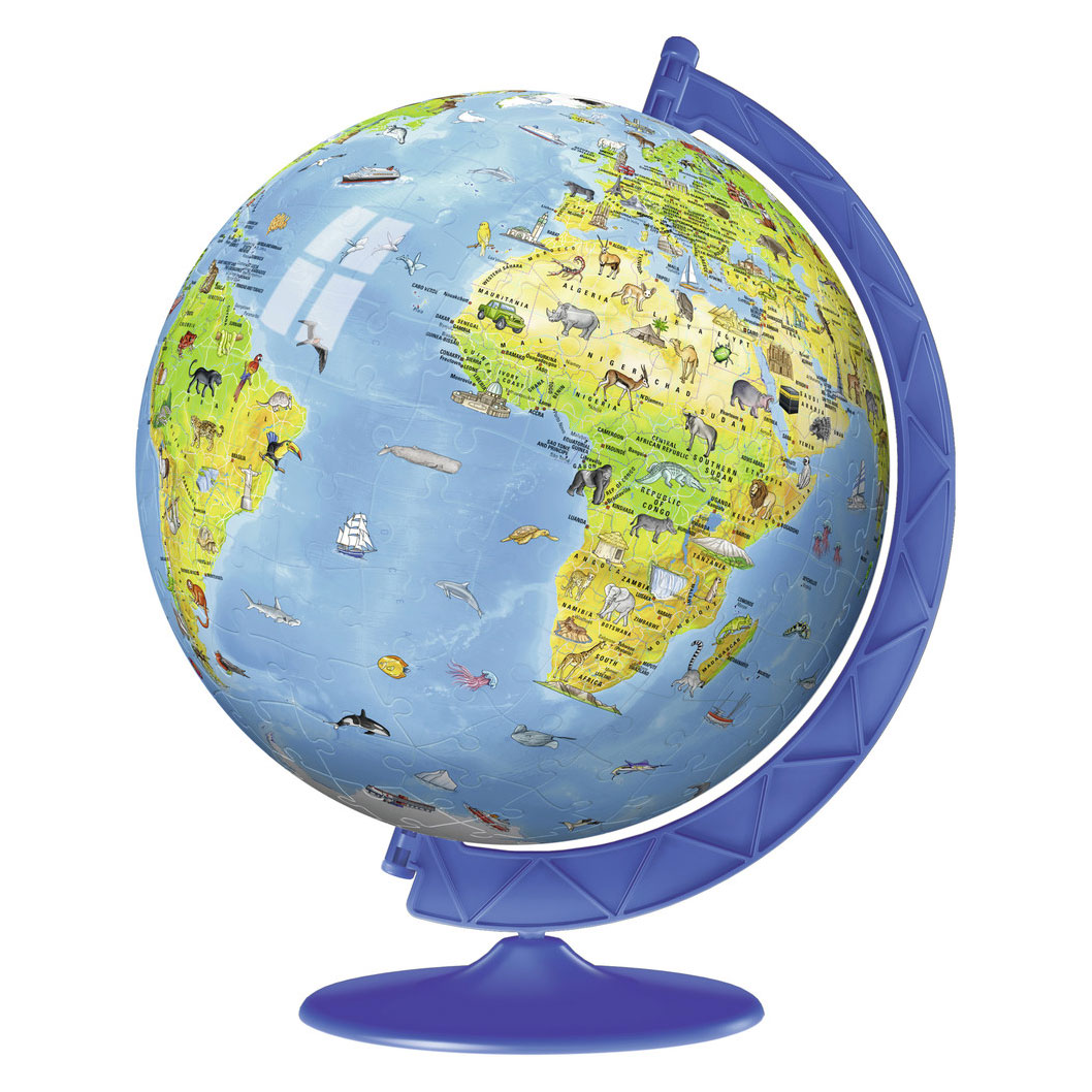 Globe 3D pour enfants XXL, 180 pcs.