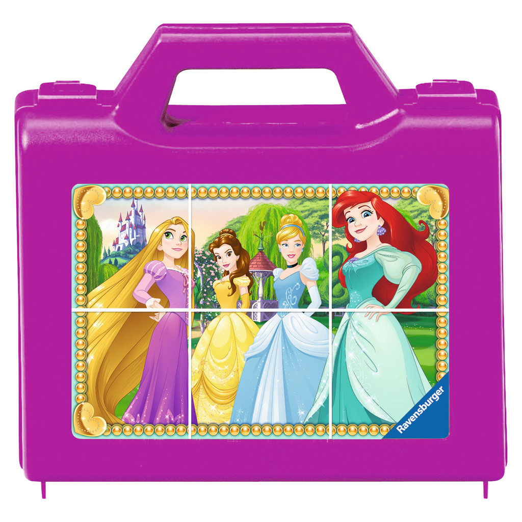 Disney Prinses Blockpuzzle, 6tlg.