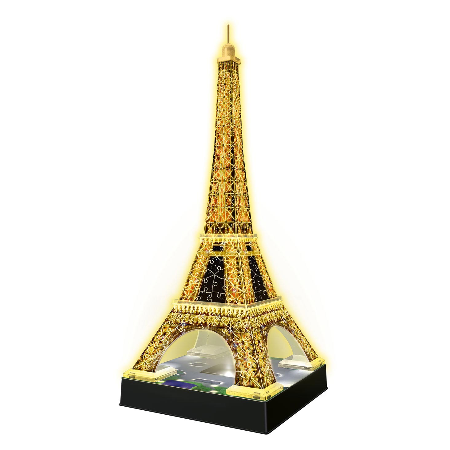 Met andere woorden tetraëder plaats Ravensburger 3D Puzzel - Eiffeltoren Night ... | Lobbes Speelgoed België