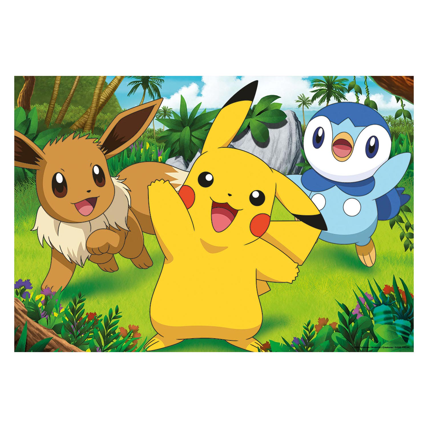 Ravensburger Puzzle - Pikachu und seine Freunde, 2x24 Teile.