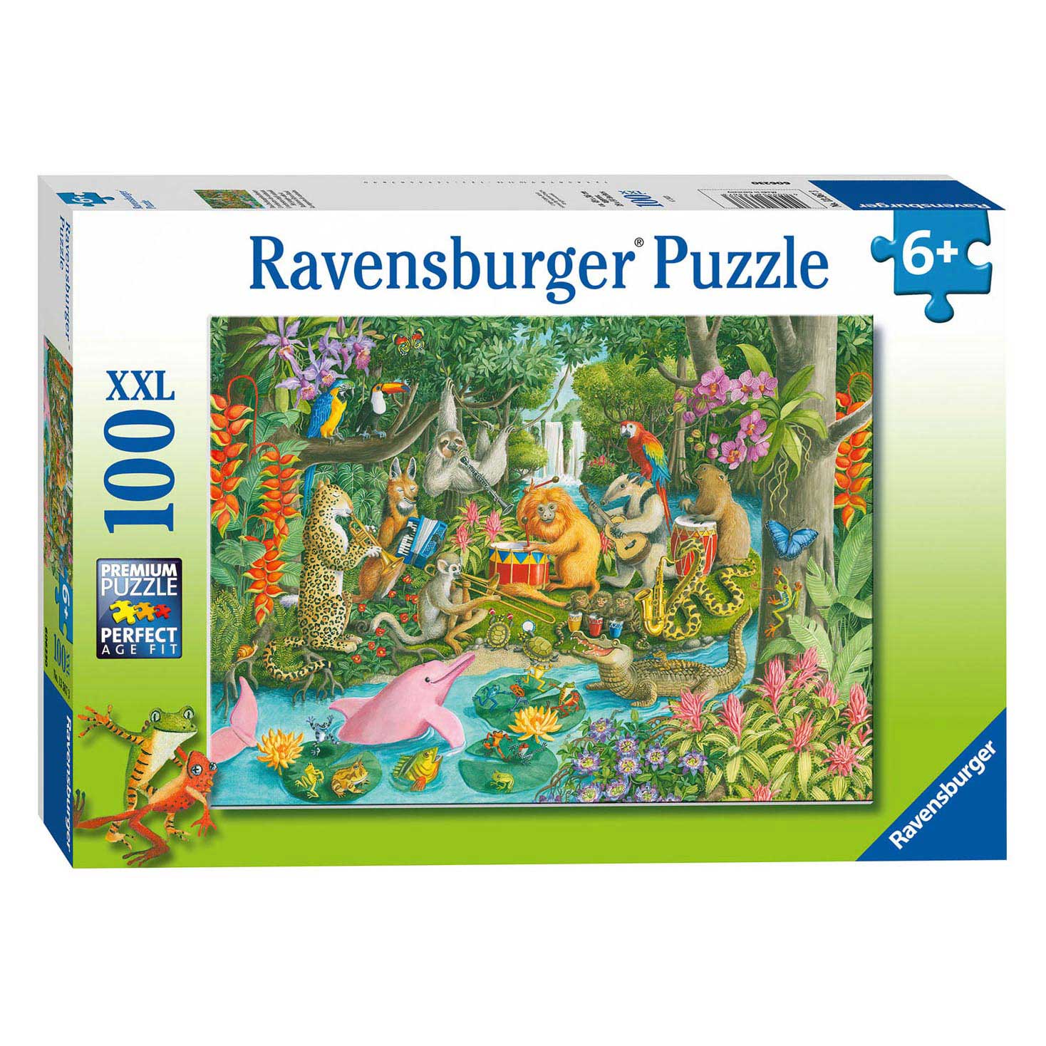 Ravensburger Puzzle L'Orchestre de la Jungle, 100 pcs. XXL