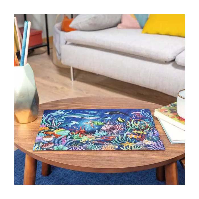 Ravensburger Holzpuzzle Unter dem Meer, 500 Teile.
