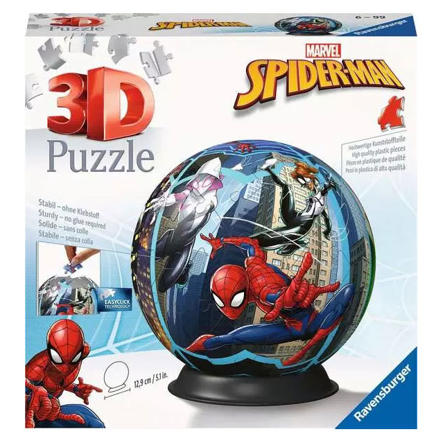 Spiderman 3D-Puzzle, 72 Teile.
