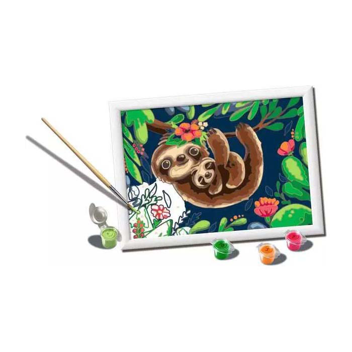 Ravensburger CreArt Schilderen op Nummer - Schattige Luiaards