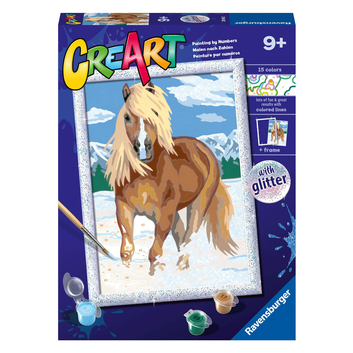 CreArt Malen nach Zahlen – Das königliche Pferd