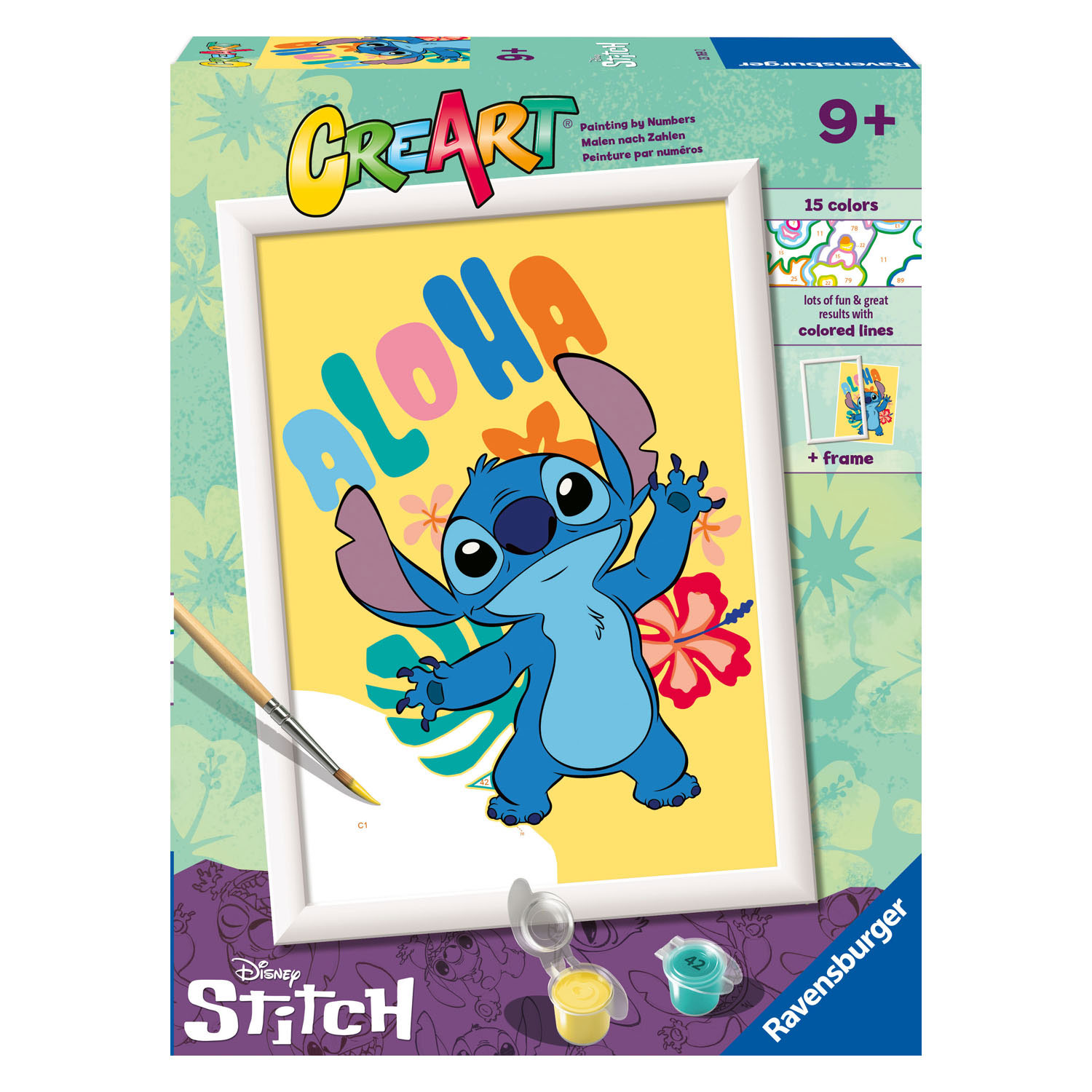 CreArt Schilderen op Nummer - Aloha Stitch