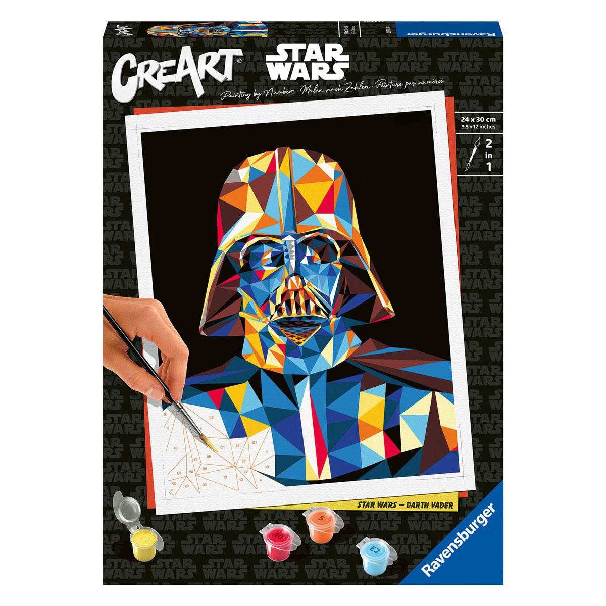 CreArt Peinture par numéros – Star Wars Dark Vador