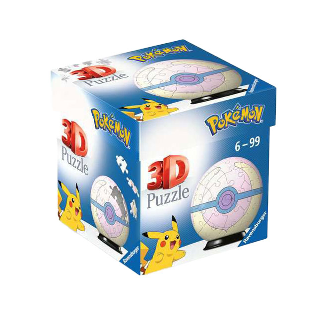 3D-Puzzle Pokémon Hitzeball, 54 Teile.