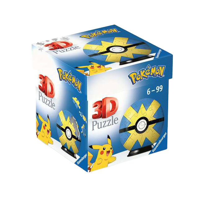 3D Puzzel Pokémon Quick Ball, 54st.