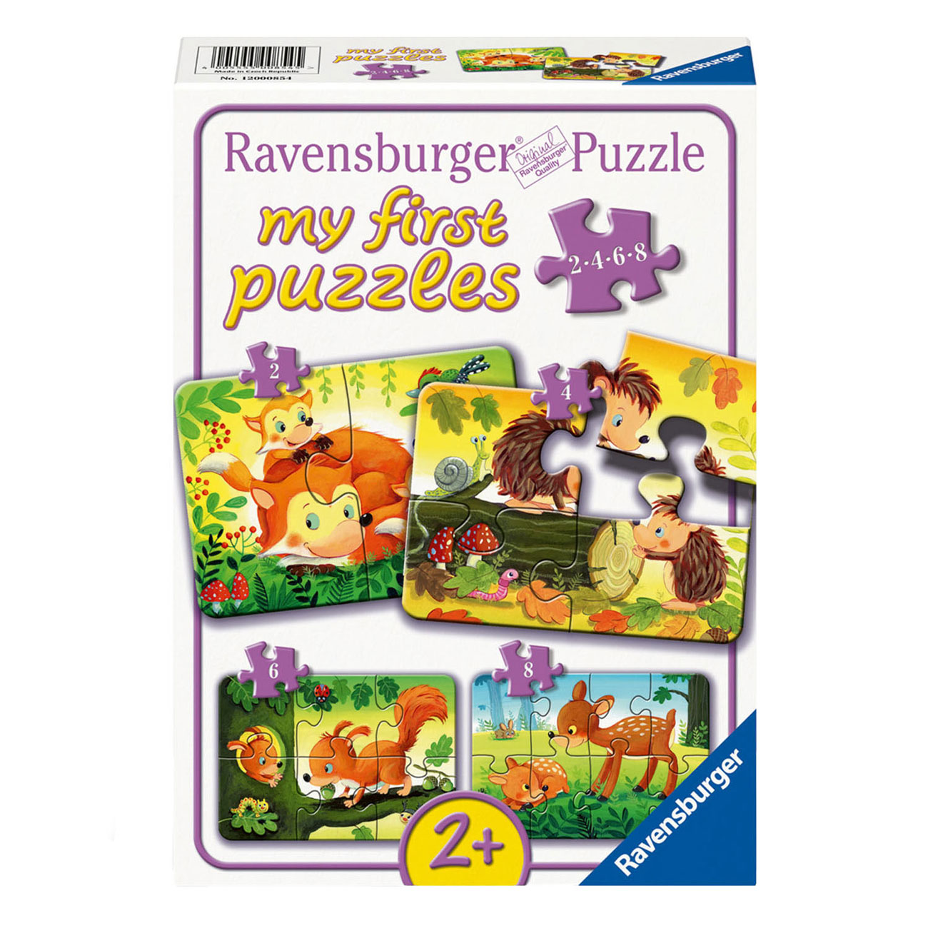 Puzzle Familles de petits animaux, 4en1