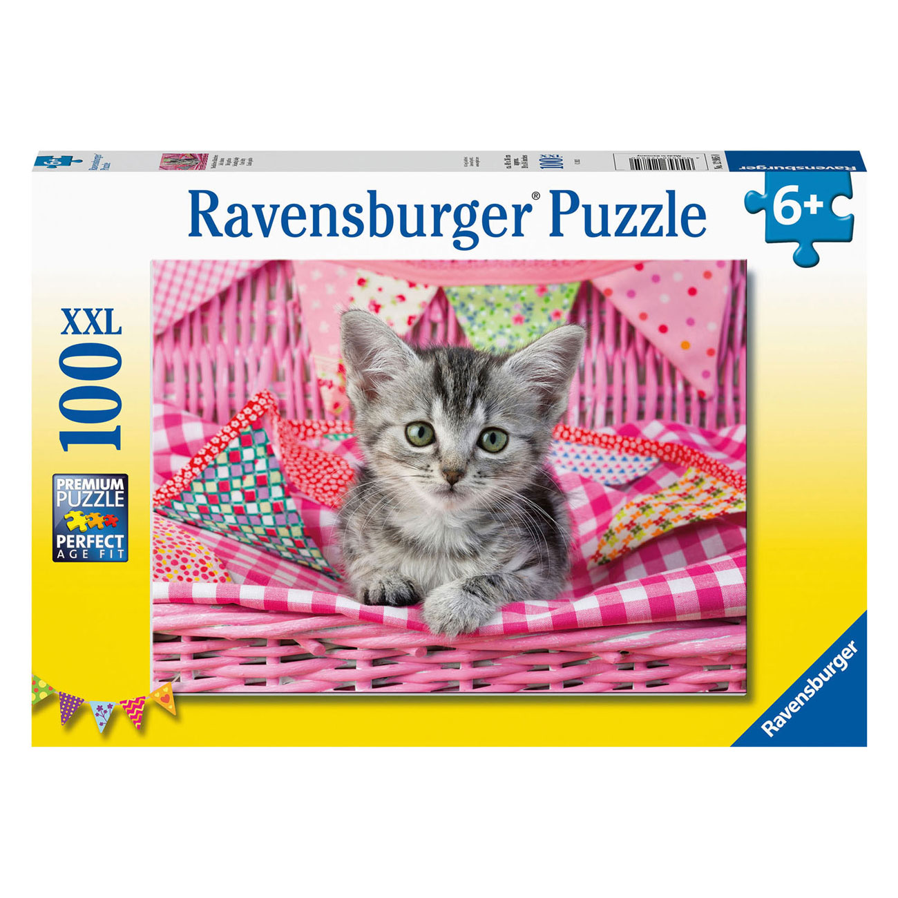 Puzzle XXL Süßes Kätzchen, 100 Teile.