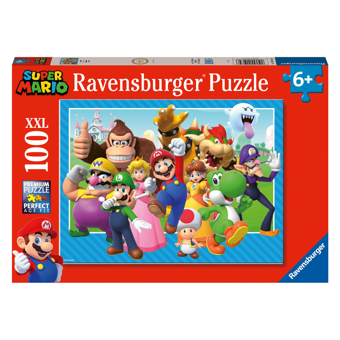Puzzle XXL Super Mario, 100 Teile.