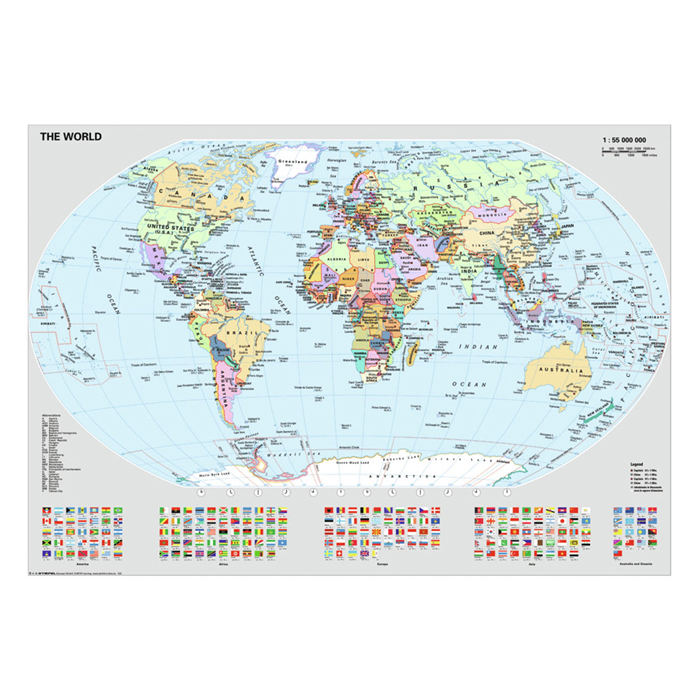 Puzzle Carte du monde politique, 1000 pcs.