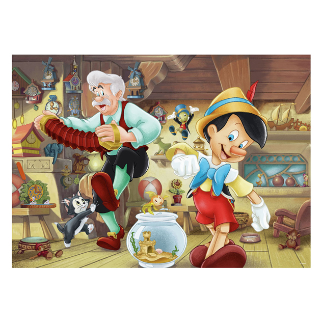 Puzzle Disney Pinocchio, 1000 Teile.