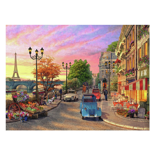 Puzzle Abendstimmung in Paris, 500 Teile.