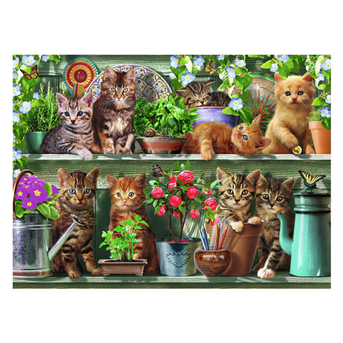 Puzzle Chatons dans le rack, 500 pcs.