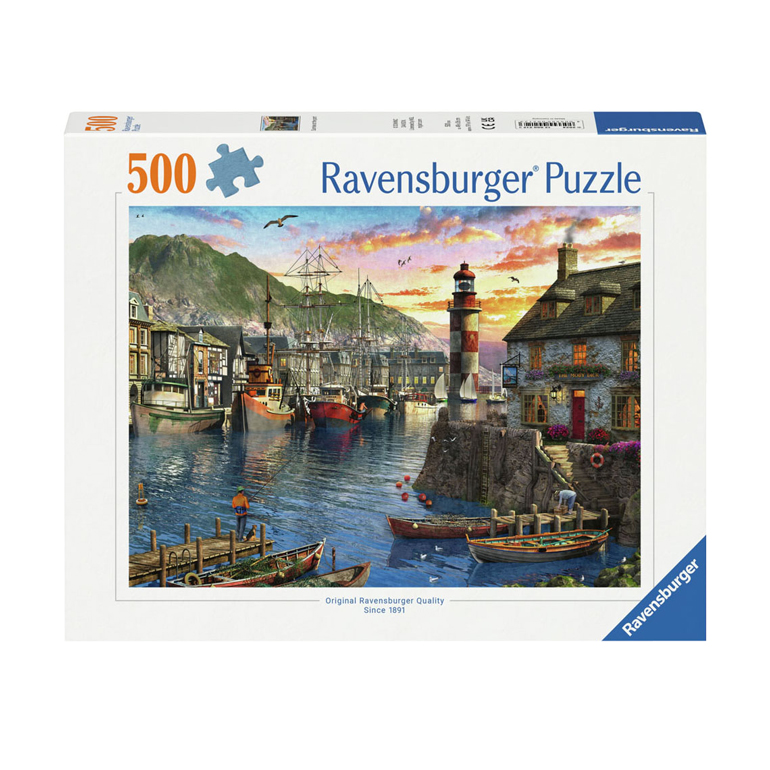 Puzzle Matin au port, 500 pcs.