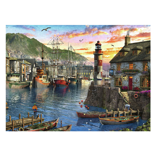 Puzzle Matin au port, 500 pcs.