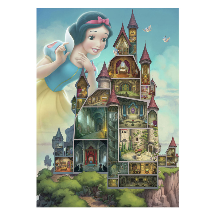 Puzzle Disney Schlösser Schneewittchen, 1000 Teile.