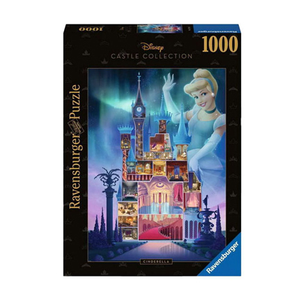 Puzzle Disney Castles Cinderella, 1000 Teile.