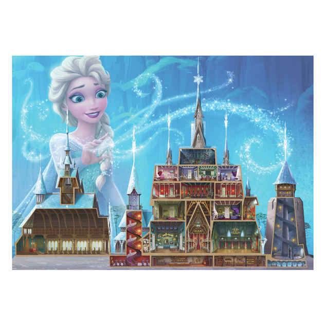 Puzzle Châteaux Disney Elsa, 1000 pcs.