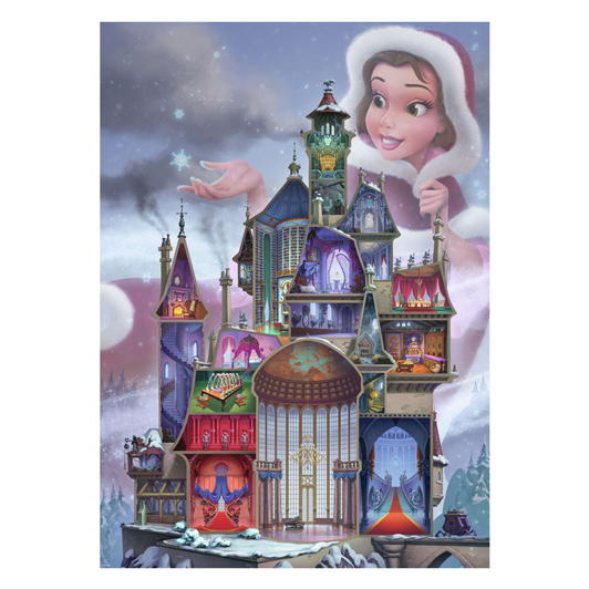 Puzzle Châteaux Disney Belle, 1000 pcs.