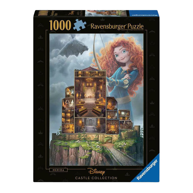 Puzzle Châteaux Disney Merida, 1000 pcs.