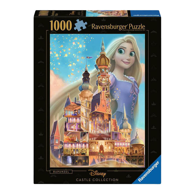 Puzzle Châteaux Disney Raiponce, 1000 pcs.