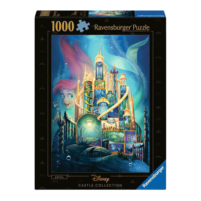 Puzzle Châteaux Disney Ariel, 1000 pcs.