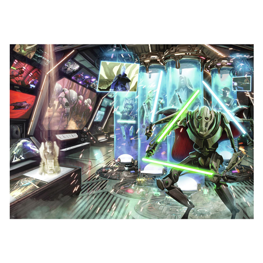 Legpuzzel Star Wars Villainous General Grievous, 1000st.