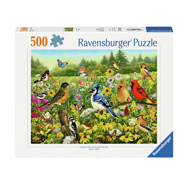 Puzzle Oiseaux dans la prairie, 1000 pcs.