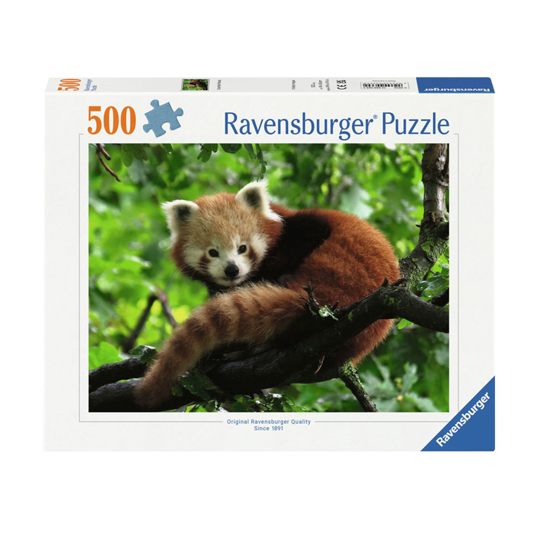 Puzzle Panda roux mignon, 500 pièces.