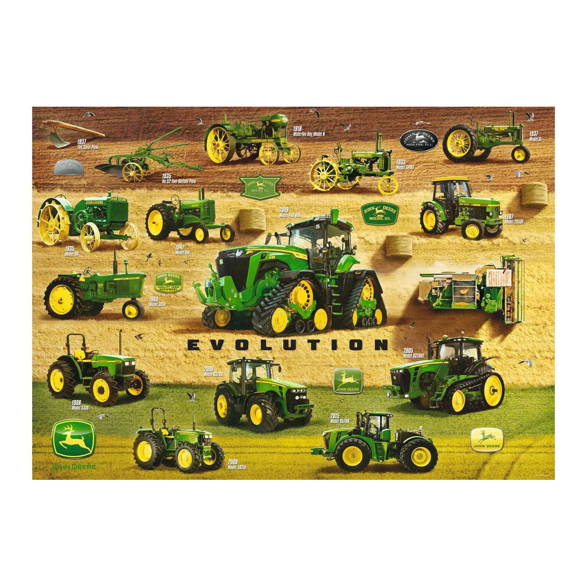 Puzzle L'héritage de John Deere, 1000 pcs.