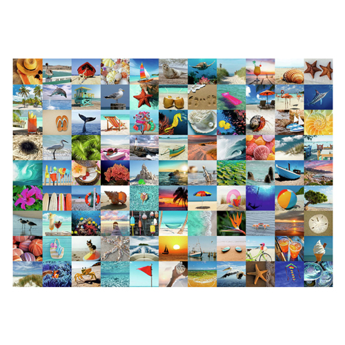 Puzzle 99 Momente am Meer, 1000 Teile.