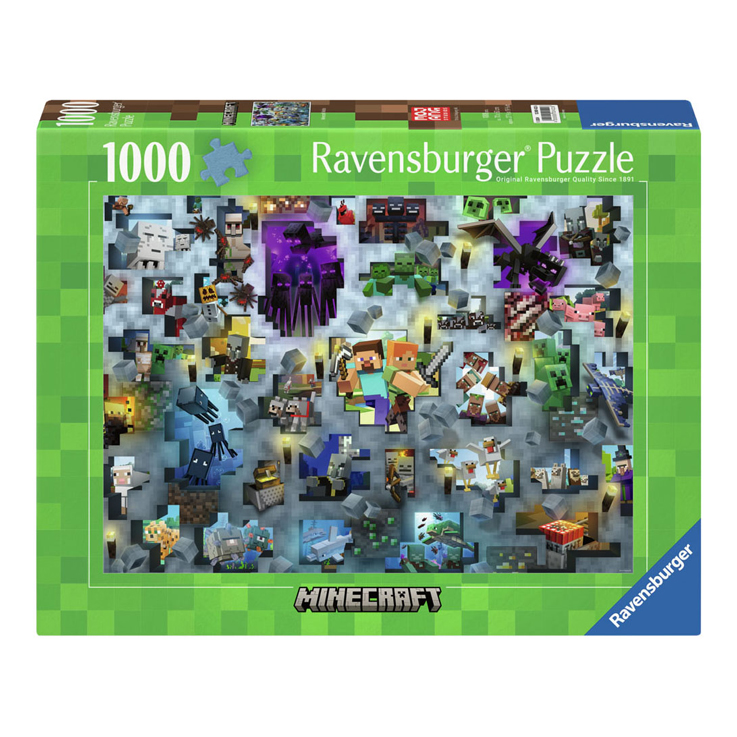 Puzzle Minecraft Gangs, 1000 pièces.