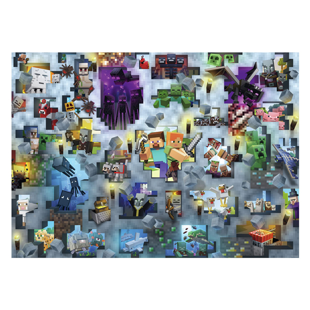 Puzzle Minecraft Gangs, 1000 Teile.