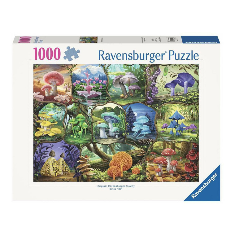 Puzzle Schöne Pilze, 1000 Teile.