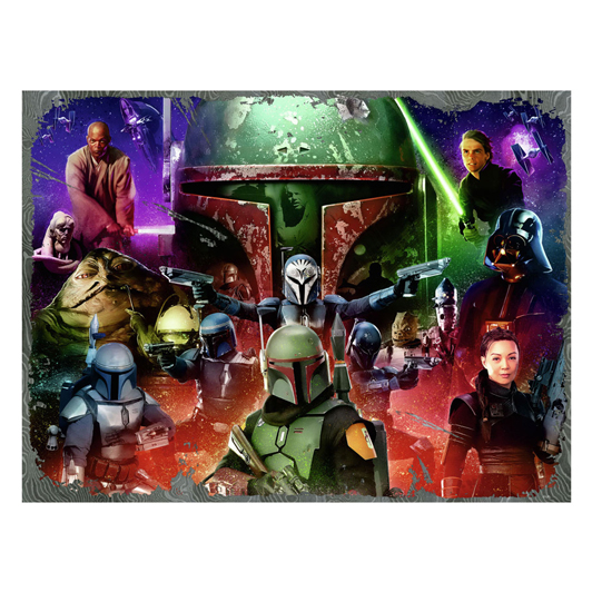 Puzzle Star Wars Boba Fett Bounty Hunter, 1500 Teile.