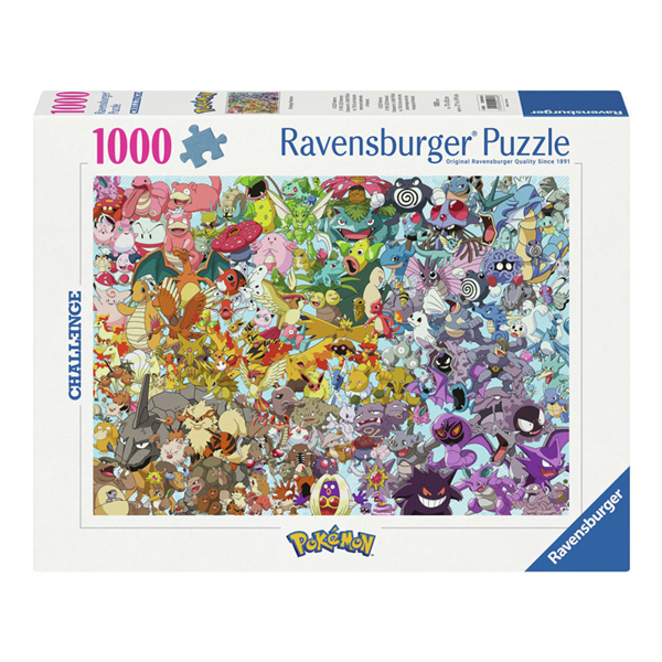 Puzzle Pokémon-Charaktere, 1000 Teile.