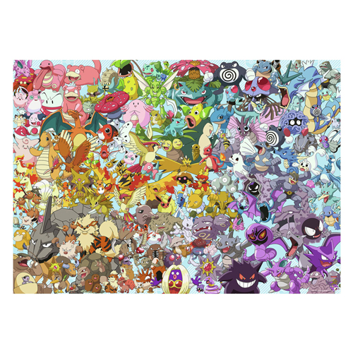 Puzzle Pokémon-Charaktere, 1000 Teile.