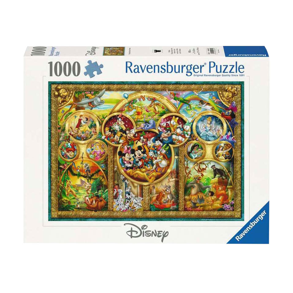 Ravensburger puzzel mooiste Disney thema's - Legpuzzel - 1000 stukjes