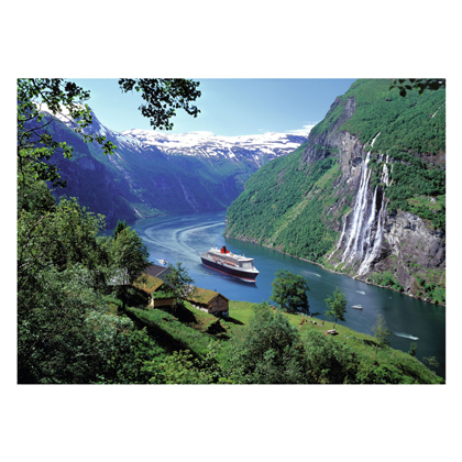 Puzzle Fjord norvégien, 1000 pcs.