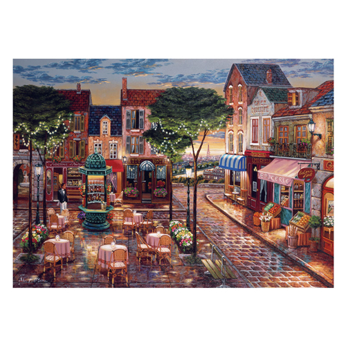 Puzzle Painted Paris, 1000 Teile.