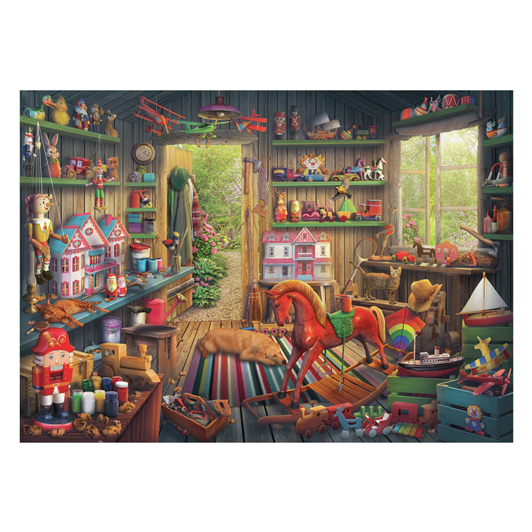 Puzzle Nostalgic Toys, 1000 Teile.